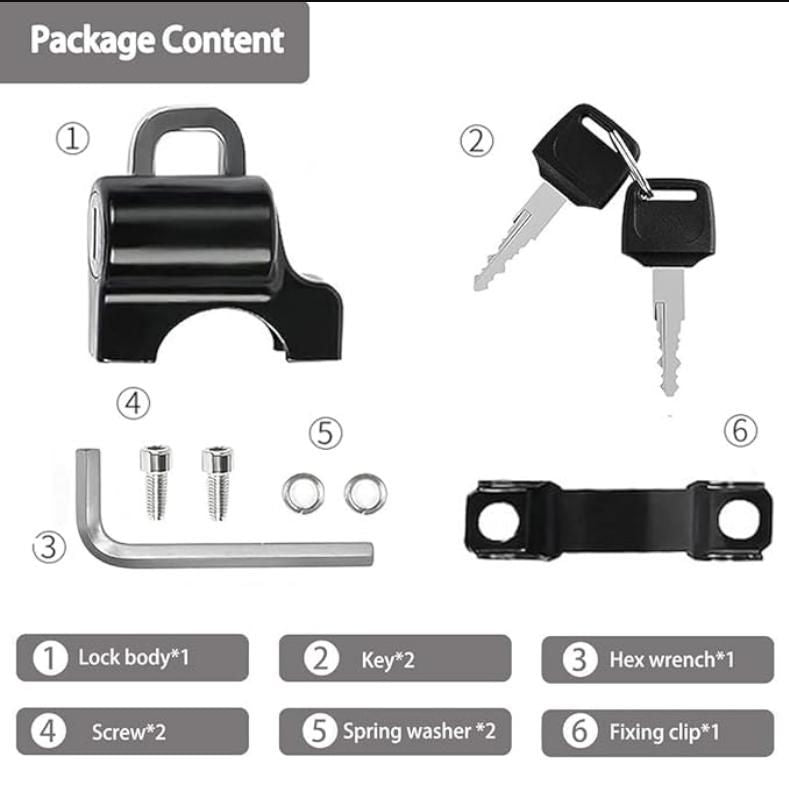 Helmet Lock for Bike